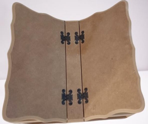 Hobi Adn 90246 Dekoratif Rahle Ahşap MDF HAM  CNC Kesim El Yapım - 8