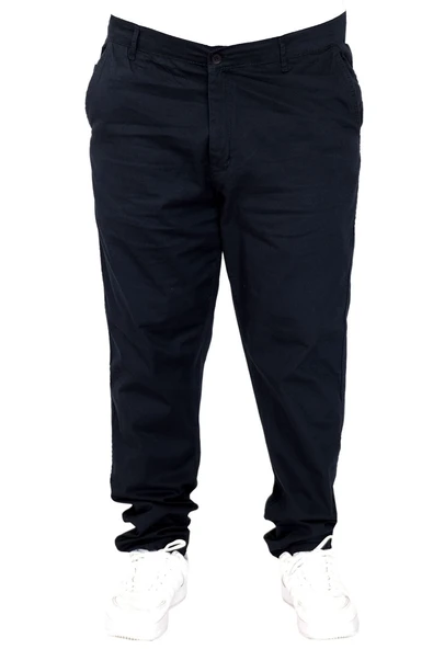 Mode XL Büyük Beden Erkek Gabardin Pantolon Doğa 22850 Lacivert - 5