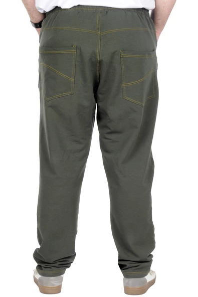 Mode XL Büyük Beden Esofman Altı Mevsimlik 22005 Haki - Resim 4