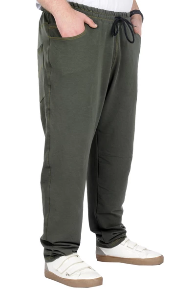 Mode XL Büyük Beden Esofman Altı Mevsimlik 22005 Haki - Resim 2