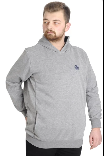 Mode XL Erkek Sweat Kapşon Kuplu 21500 Grimelanj - 2