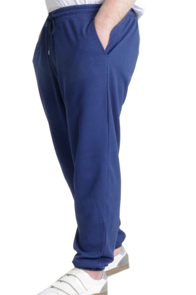 Mode XL Eşofman Altı Lastikli Paça Waffle 23501 İndigo - 2
