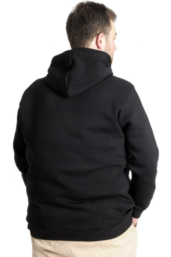 Mode XL Erkek Sweat Kapşon Kuplu CHNGE 22518 Siyah - 4
