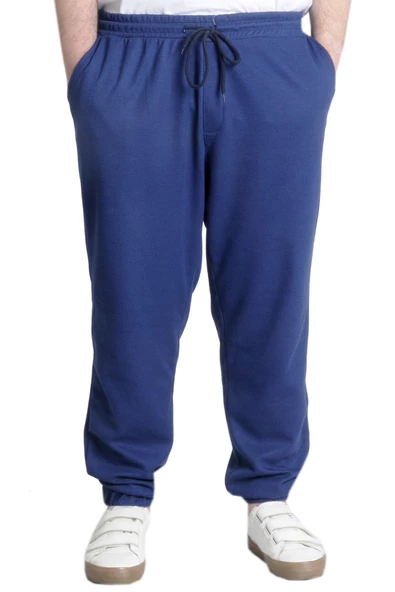 Mode XL Eşofman Altı Lastikli Paça Waffle 23501 İndigo