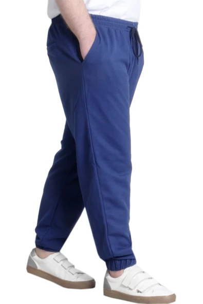 Mode XL Eşofman Altı Lastikli Paça Waffle 23501 İndigo - 3