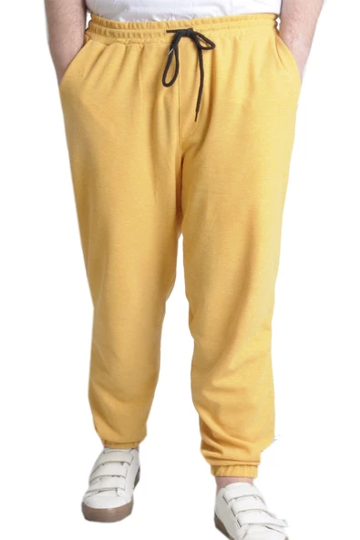 Mode XL Eşofman Altı Lastikli Paça Waffle 23501 Hardal ürün görseli