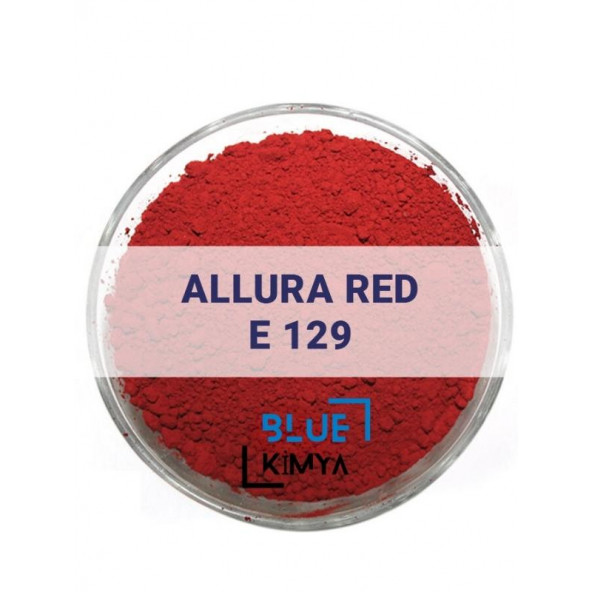 Allura Red E129 Bayrak Kırmızı Toz Gıda Boyası 100 Gr