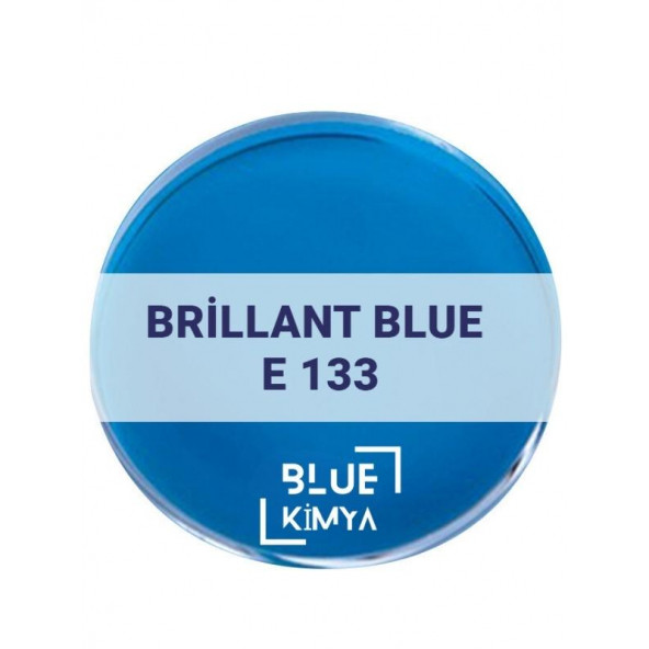 Brilliant Blue E133 Mavi Toz Gıda Boyası 250 Gr
