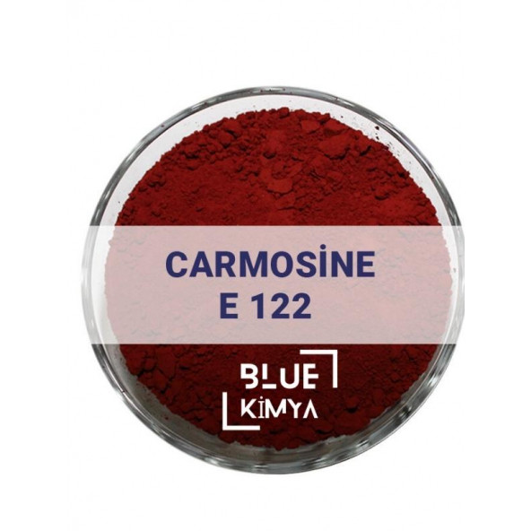 Carmoisine E122 Vişne Kırmızı Toz Gıda Boyası 50 Gr