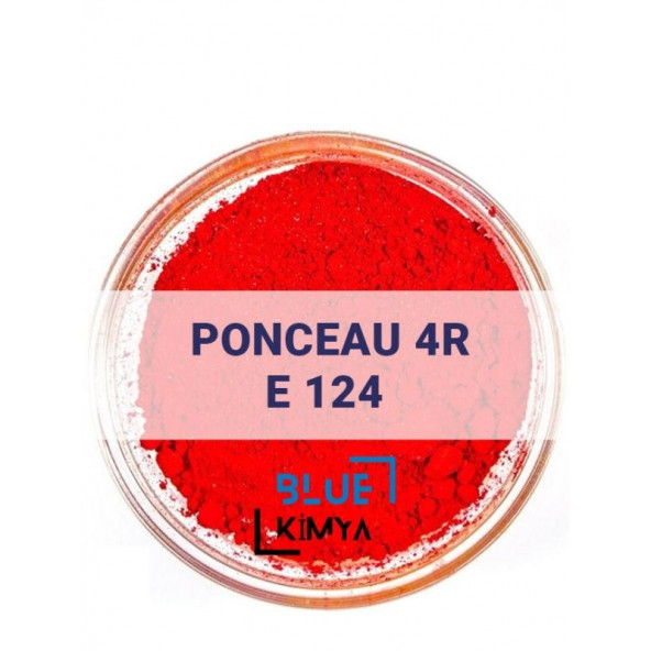 Ponceau 4r E124 Ponso 4r Kırmızı Toz Gıda Boyası 10 Gr