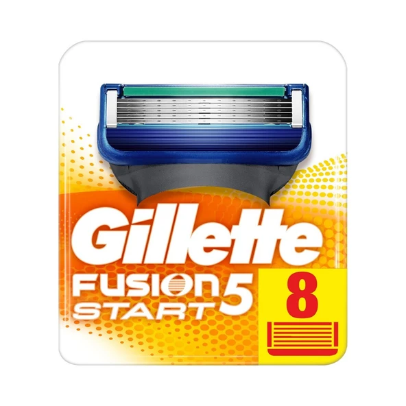 Gillette Fusion Start Yedek Tıraş Bıçağı 8 Adet