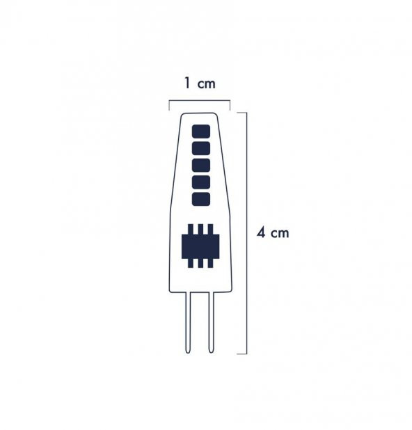 Heka Cob Led Ampul G4 2W 3000K ERD-266 - 2