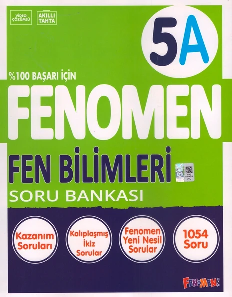 FENOMEN 5.SINIF FEN BİLİMLERİ SORU BANKASI-A ürün görseli
