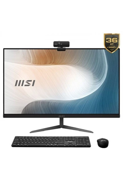 MSI MODERN AM271 i5 1135G7 16GB 1TB+256GB SSD Fdos 27" FHD AIO Pc 11M-015XTR ürün görseli 1