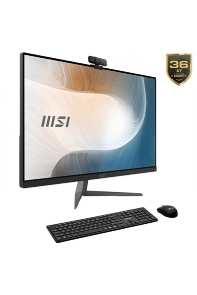 MSI MODERN AM271 i5 1135G7 16GB 1TB+256GB SSD Fdos 27" FHD AIO Pc 11M-015XTR - Resim 2