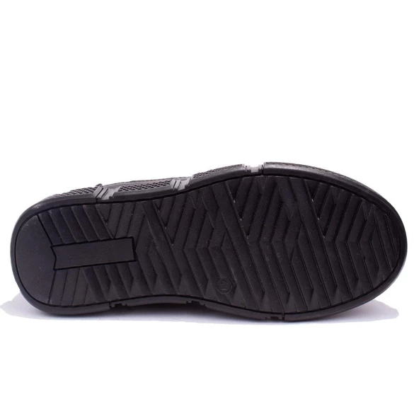 Hammer Jack 10223650 Siyah Ortopedik Günlük Erkek Deri Ayakkabı - 4