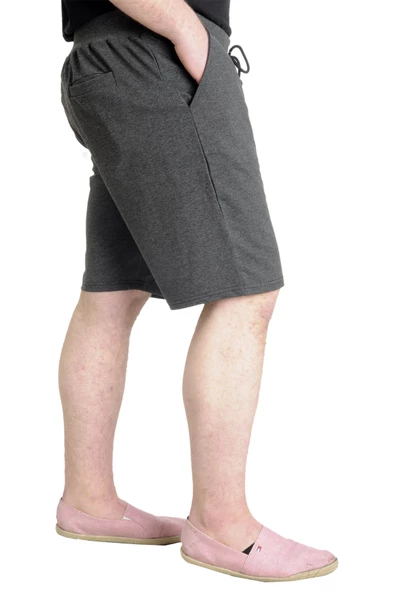 Mode XL Büyük Beden Erkek Şort 1991 23410 Antramelanj - Resim 3