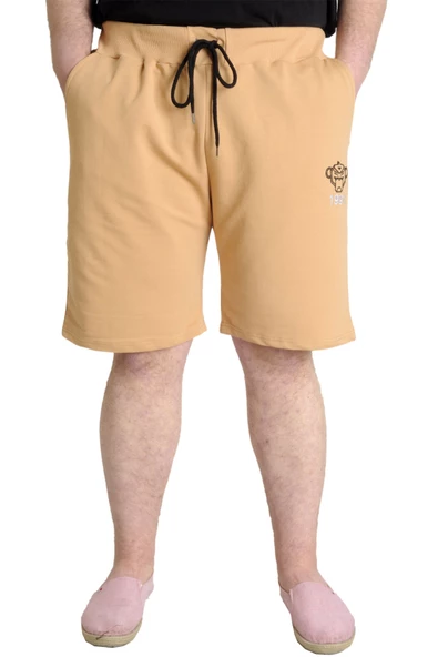 Mode XL Büyük Beden Erkek Şort 1991 23410 Bej ürün görseli 1