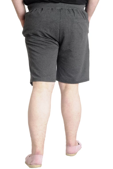 Mode XL Büyük Beden Erkek Şort 1991 23410 Antramelanj - Resim 4