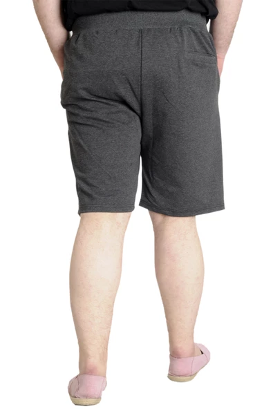 Mode XL Büyük Beden Erkek Kapri ATHLETIC 23404 Antramelanj - Resim 4