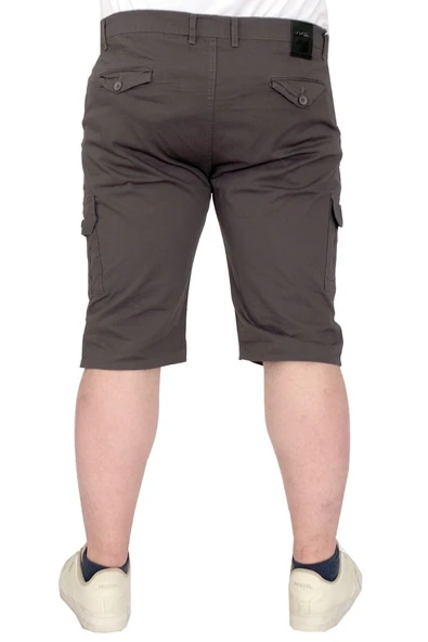 Mode XL Büyük Beden Erkek Kapri Klasik 21401 Antrasit - 8