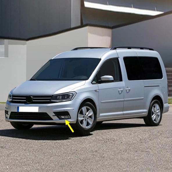 VW Caddy 2016-2020 Ön Tampon Sol Sis Farı Çerçevesi 2K5853665C