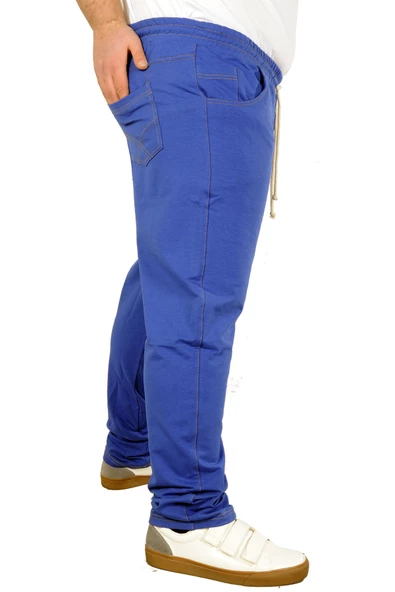 Mode XL Büyük Beden Esofman Altı Mevsimlik 20005 Saks - Resim 2