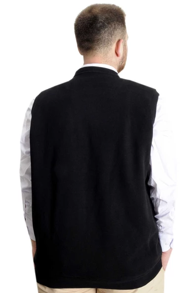 Mode XL Büyük Beden Erkek Süeter Vanize Selanik 20547 Siyah - 9