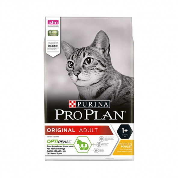 Proplan Original Yetişkin Tavuk OptiRenal 3 Kg