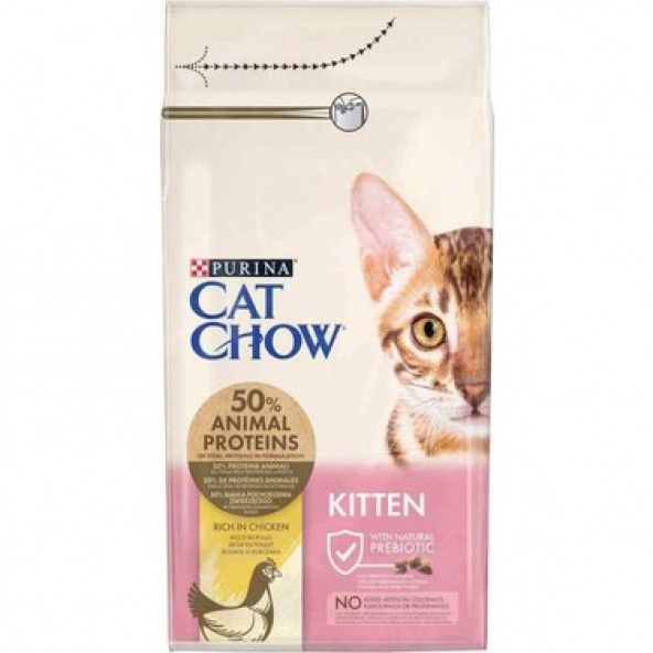 Cat Chow Kitten Yavru Tavuk 1,5 Kg