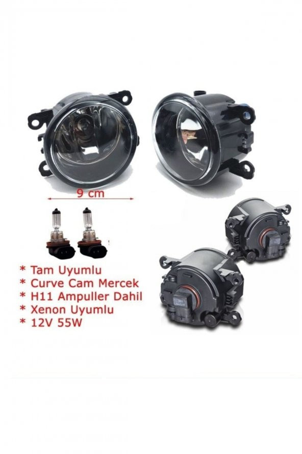 Ford Connect 2002-12 Fusıon Focus 05-10 Sıs Farı Seti ( 2 Adet )