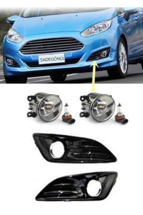 Sis Far Takımı Ford Fiesta 2013-2018 Parlak