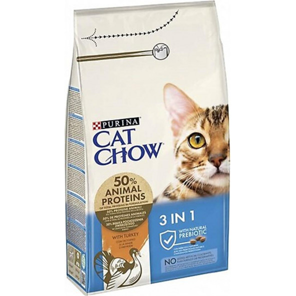 Cat Chow 3 IN 1 Hindi 1,5 Kg