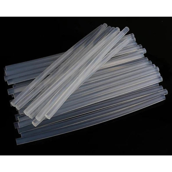 Mum Silikon Kalın Ø11.5X30 cm Sıcak Mum Silikon Çubuk Uç 1 Kg (35 Adet) - 5