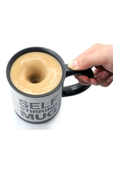 Kendi Kendini Karıştıran Mikser Kupa Termos Bardak; Self Stirring Mug - 5
