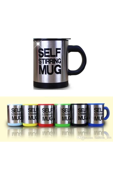 Kendi Kendini Karıştıran Mikser Kupa Termos Bardak; Self Stirring Mug - 2