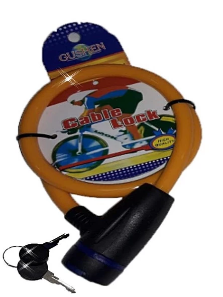 Bisiklet Bağlama Kilidi Çelik Kilit Anahtarlı Bisiklet Kilidi - 4