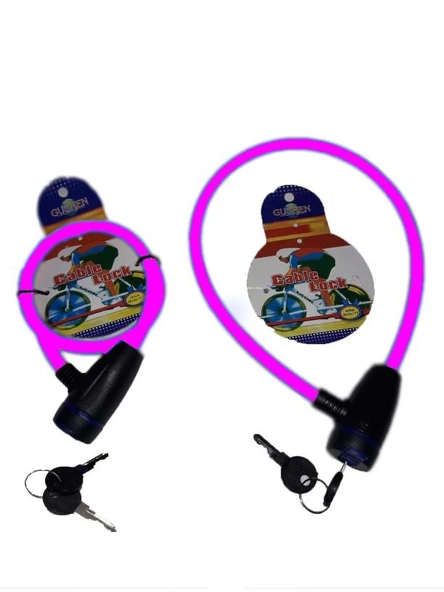 Bisiklet Bağlama Kilidi Çelik Kilit Anahtarlı Bisiklet Kilidi - 8