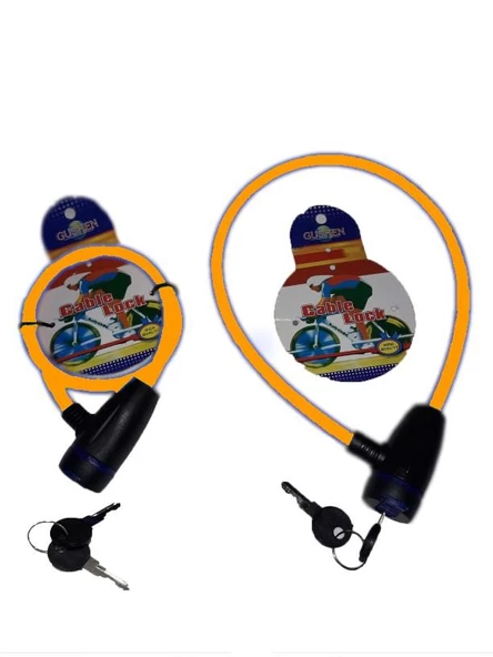 Bisiklet Bağlama Kilidi Çelik Kilit Anahtarlı Bisiklet Kilidi - 10