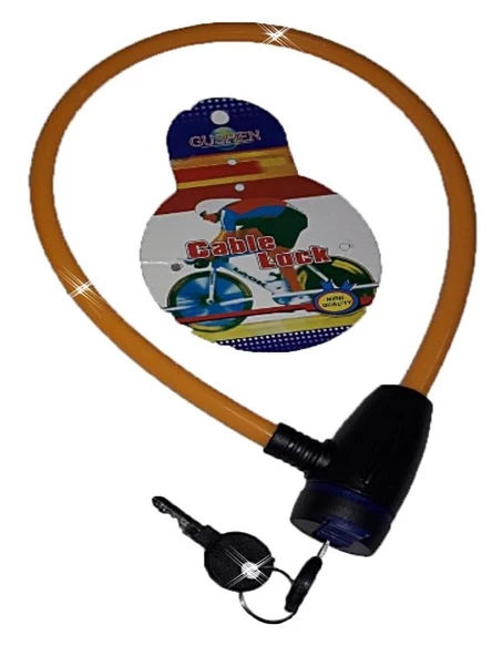 Bisiklet Bağlama Kilidi Çelik Kilit Anahtarlı Bisiklet Kilidi - 5