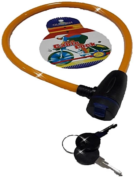 Bisiklet Bağlama Kilidi Çelik Kilit Anahtarlı Bisiklet Kilidi - 9