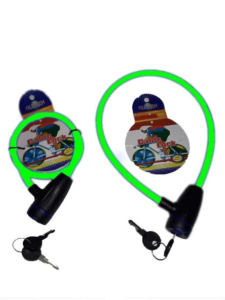 Bisiklet Bağlama Kilidi Çelik Kilit Anahtarlı Bisiklet Kilidi - 11