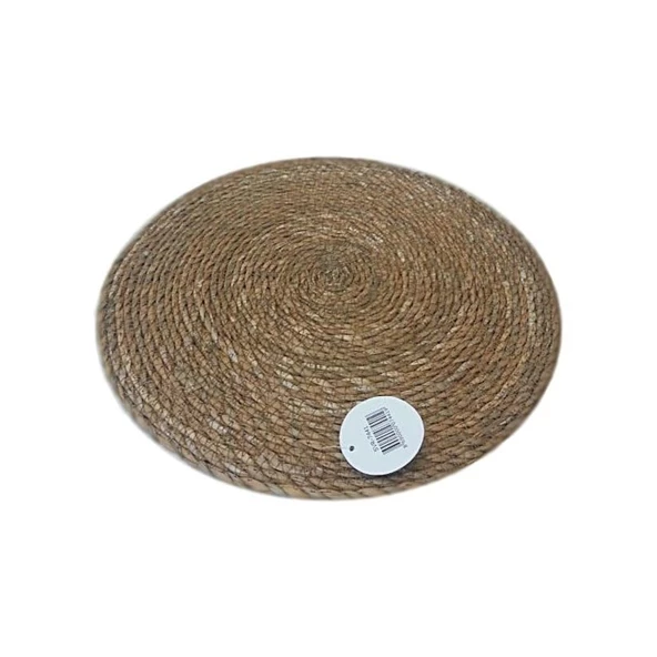 Amerikan Hasır Servis Supla Örme Bambu Kaliteli (35 cm) 6 Adet - 4