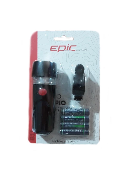 Led Bisiklet Lambası Feneri Ön Far Beyaz Renkli 3 Mod Pilli - 3