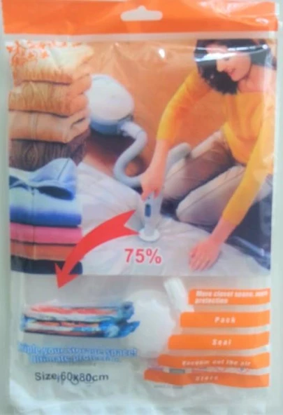 Vakumlu Hurç Poşet Saklama Torbası (55x90) - 8