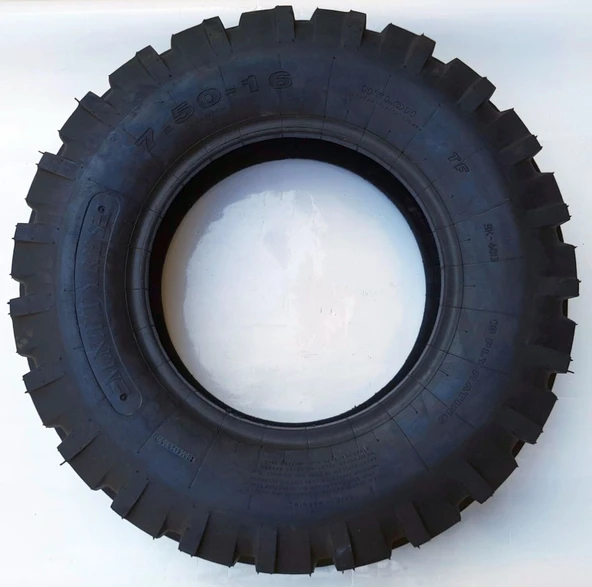 Mnt 7.50-16 10kat Traktör Ön Dış Lastik, Hindistan 2023 - Resim 3