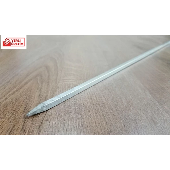 Kare Çöp Şiş Ciğer Şiş Tavuk Şiş Kuşbaşı Et Şişi 10 Adet 70 cm (5mm) - 2