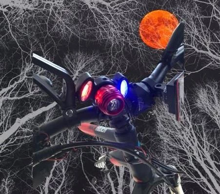 Çakarlı Bisiklet Lambası Şarzlı Ön Far Bisiklet Lambası Usb Şarzlı Bisiklet Işığı - 4