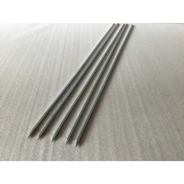 Kare Çöp Şiş Ciğer Şiş Tavuk Şiş Kuşbaşı Et Şişi 10 Adet 70 cm Kalınlık 3mm - 3