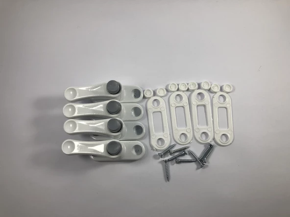 Metal Emniyet Kilidi Pimapen Kilidi Güvenlik Düğmeli Metal Kilit (4 Adet) - 3